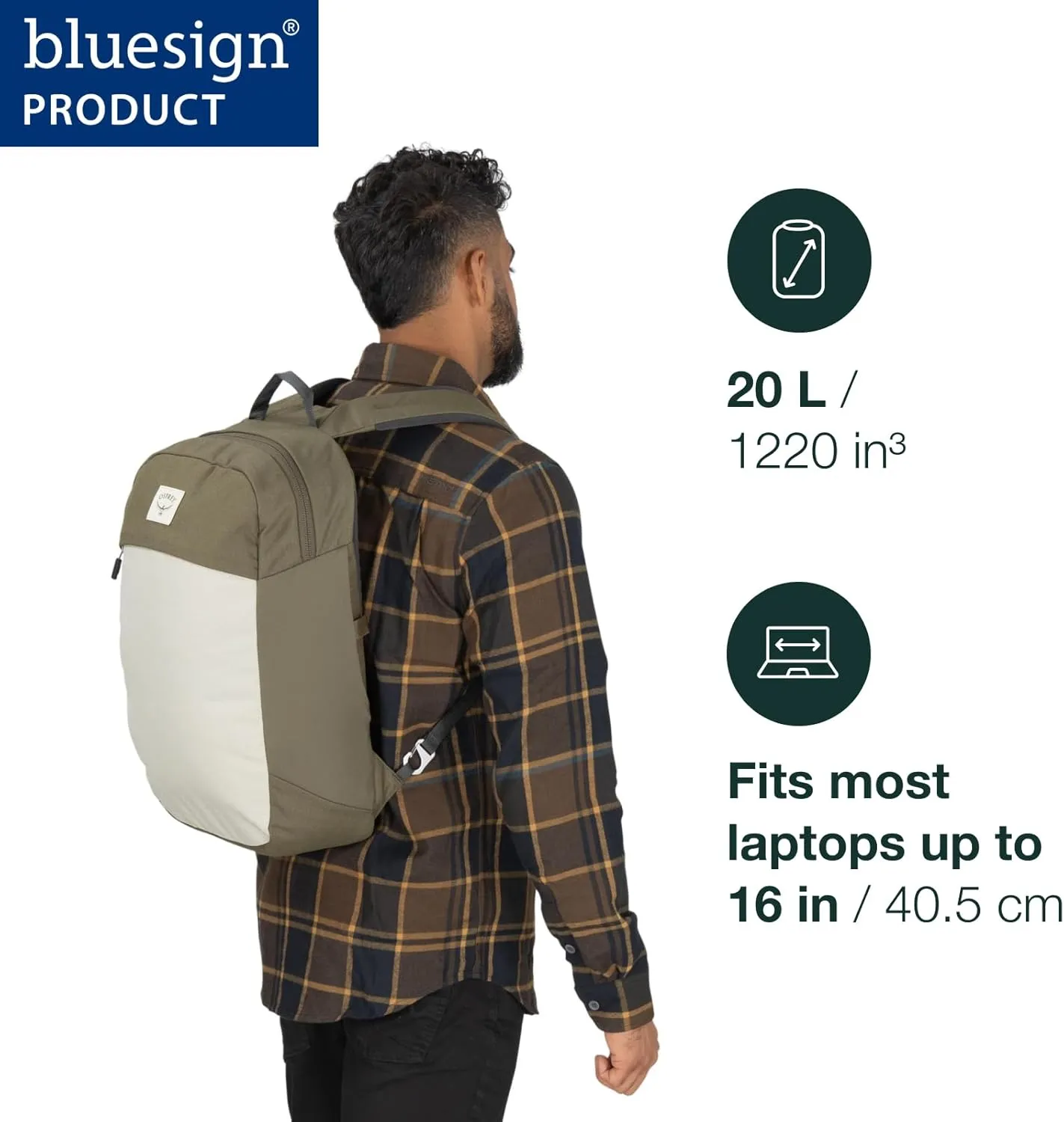 Osprey Arcane Large Day Commuter Backpack, Allium Red/Brindle Brown