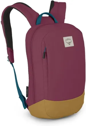 Osprey Arcane Small Day Commuter Backpack, Allium Red/Brindle Brown