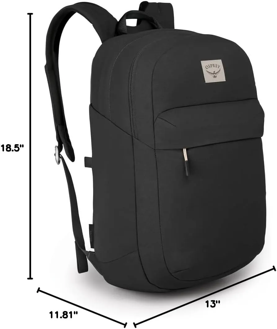 Osprey Arcane XL Day Commuter Backpack, Black