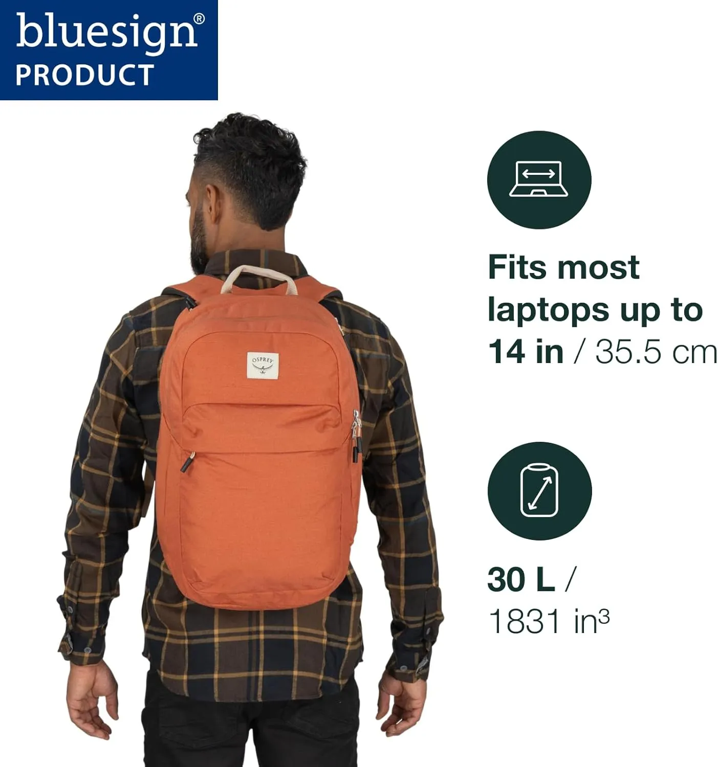 Osprey Arcane XL Day Commuter Backpack, Medium Grey Heather