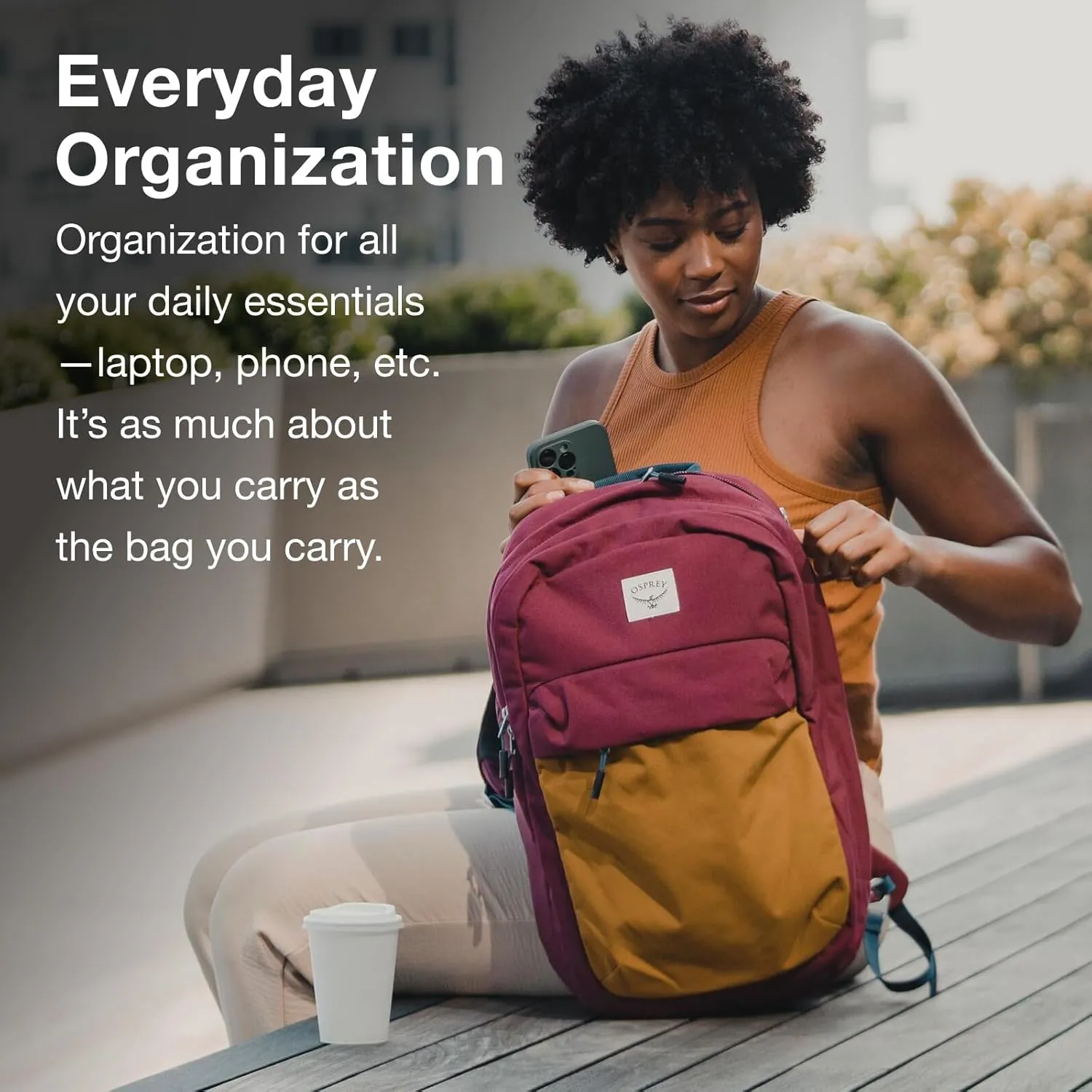 Osprey Arcane XL Day Commuter Backpack, Medium Grey Heather