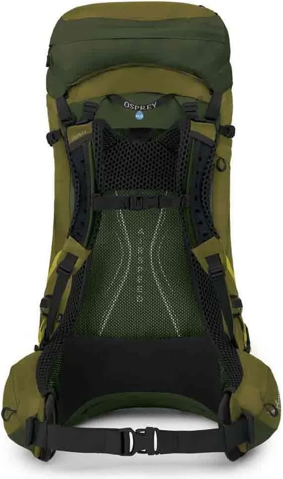 Osprey Atmos AG LT 50L Men's Backpacking Backpack, Scenic Valley/Green Peppercorn, L/XL