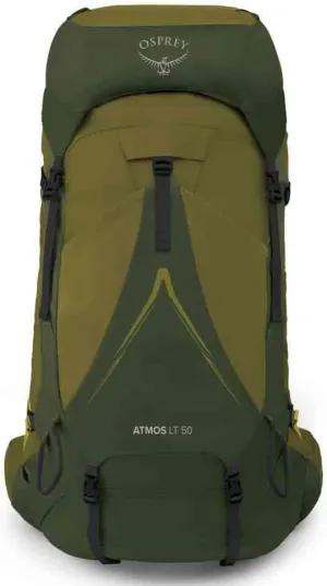 Osprey Atmos AG LT 50L Men's Backpacking Backpack, Scenic Valley/Green Peppercorn, L/XL