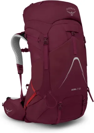 Osprey Aura AG LT 65L Women's Backpacking Backpack, Antidote Purple, WXS/S