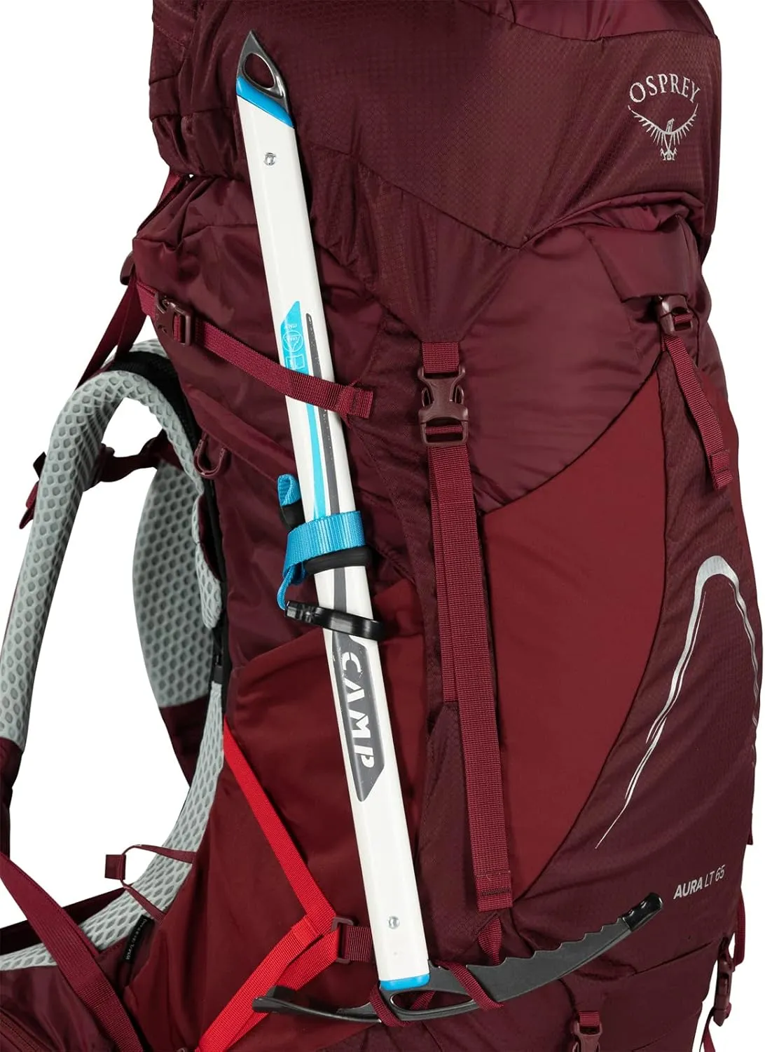 Osprey Aura AG LT 65L Women's Backpacking Backpack, Antidote Purple, WXS/S