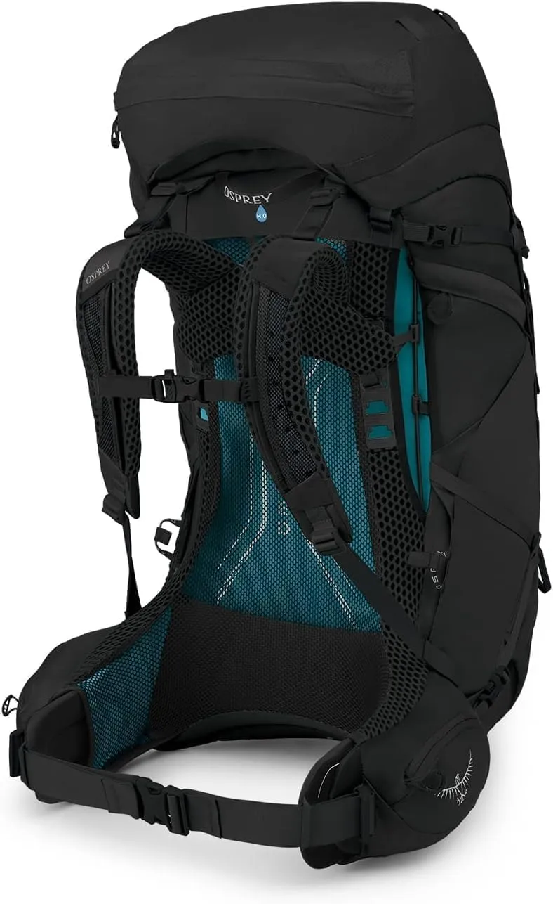 Osprey Aura AG LT 65L Women's Backpacking Backpack, Black, WXS/S