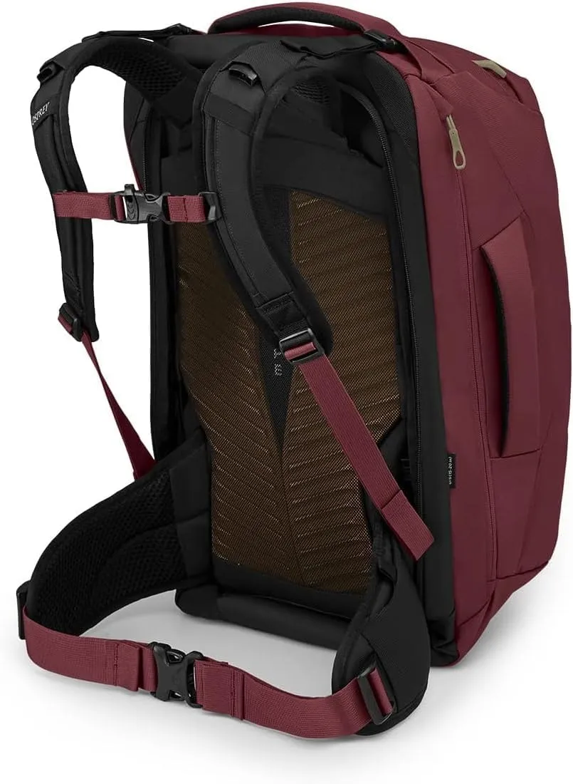 Osprey Fairview 40L Women's Travel Backpack, Zircon Red