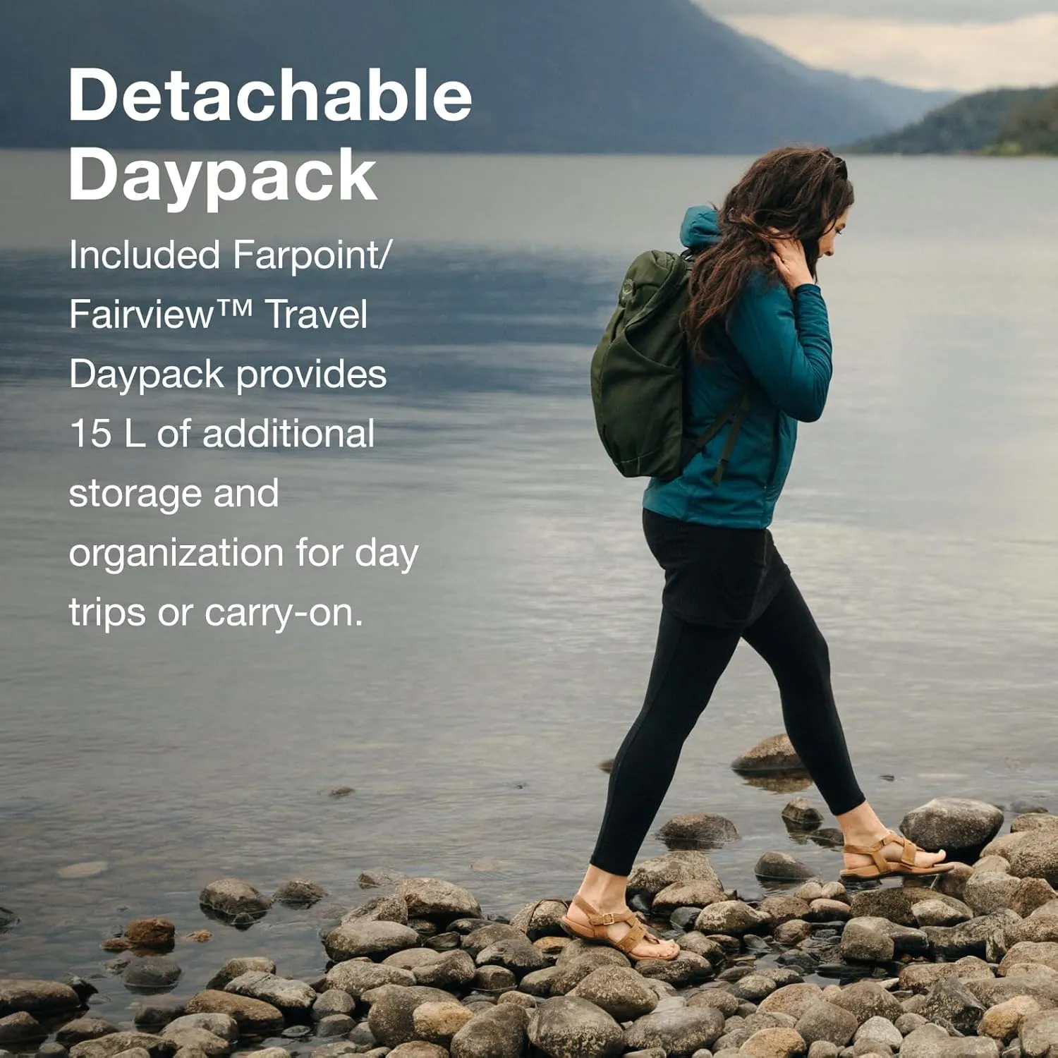 Osprey Fairview 70L Women's Travel Backpack, Night Jungle Blue