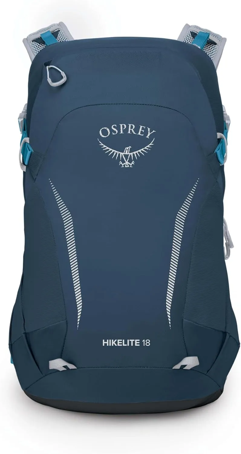 Osprey Hikelite 18L Unisex Hiking Backpack, Atlas Blue