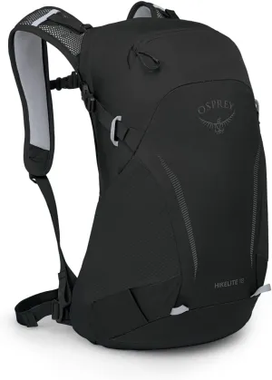 Osprey Hikelite 18L Unisex Hiking Backpack, Black