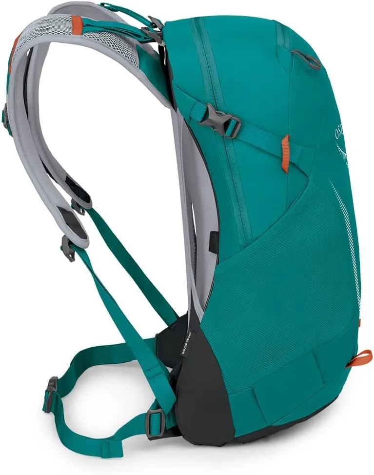 Osprey Hikelite 18L Unisex Hiking Backpack, Escapade Green