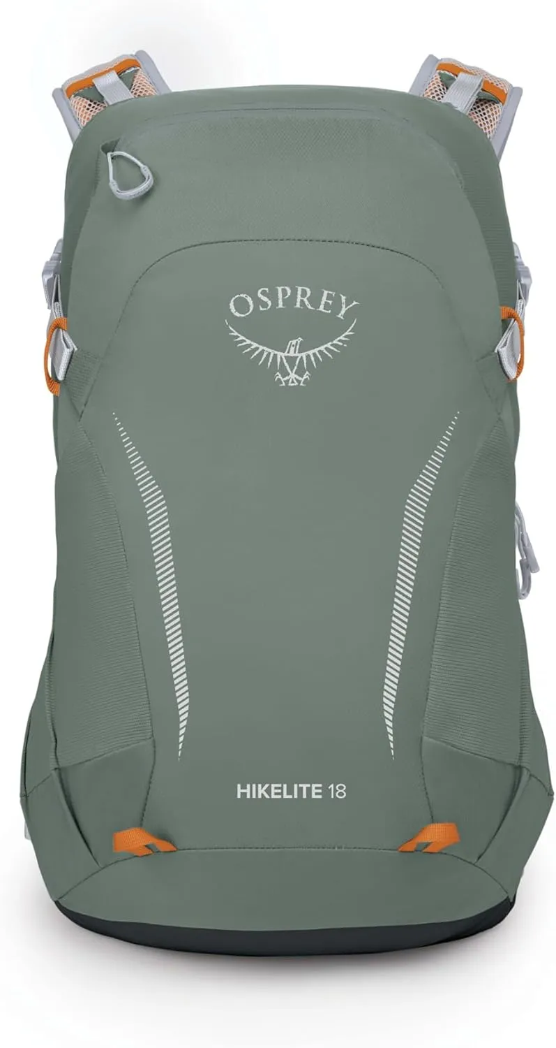 Osprey Hikelite 18L Unisex Hiking Backpack, Pine Leaf Green