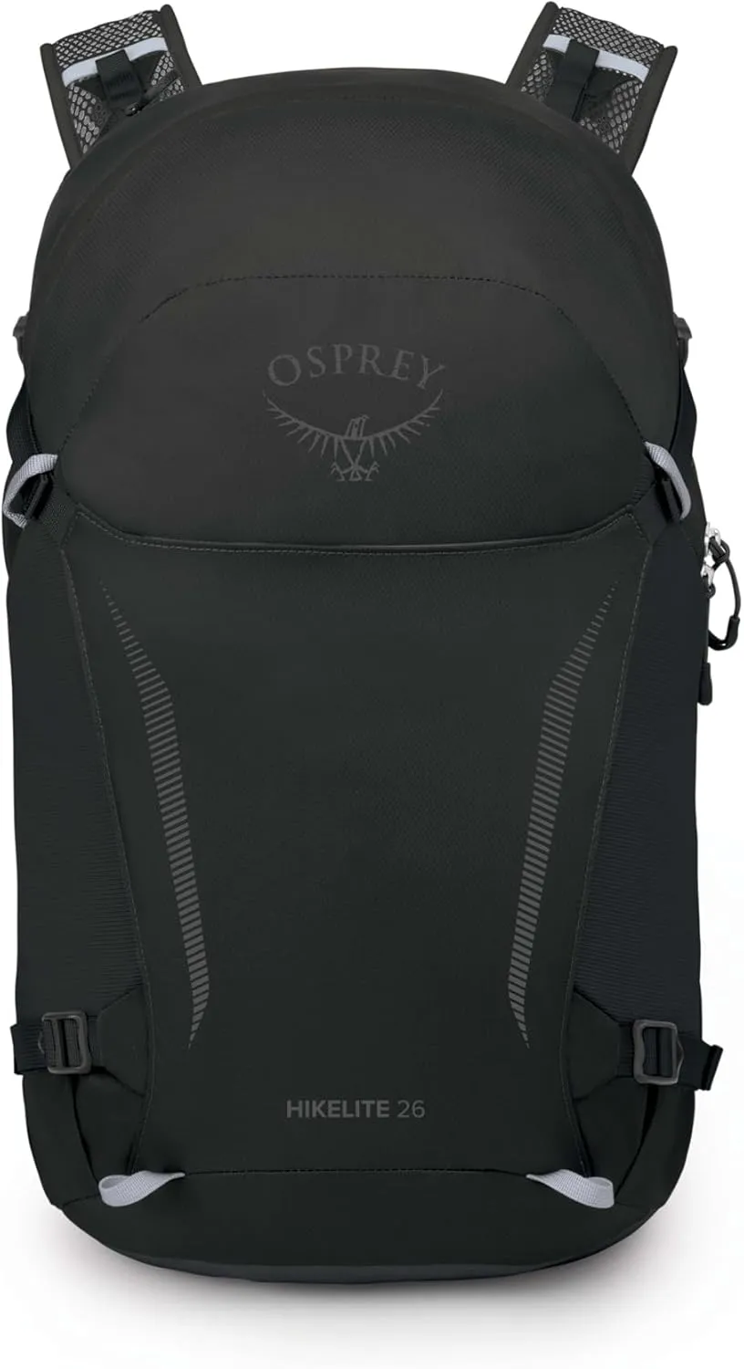 Osprey Hikelite 26L Unisex Hiking Backpack, Black