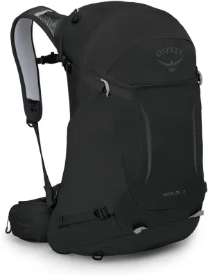 Osprey Hikelite 28L Unisex Hiking Backpack, Black, Medium/Large