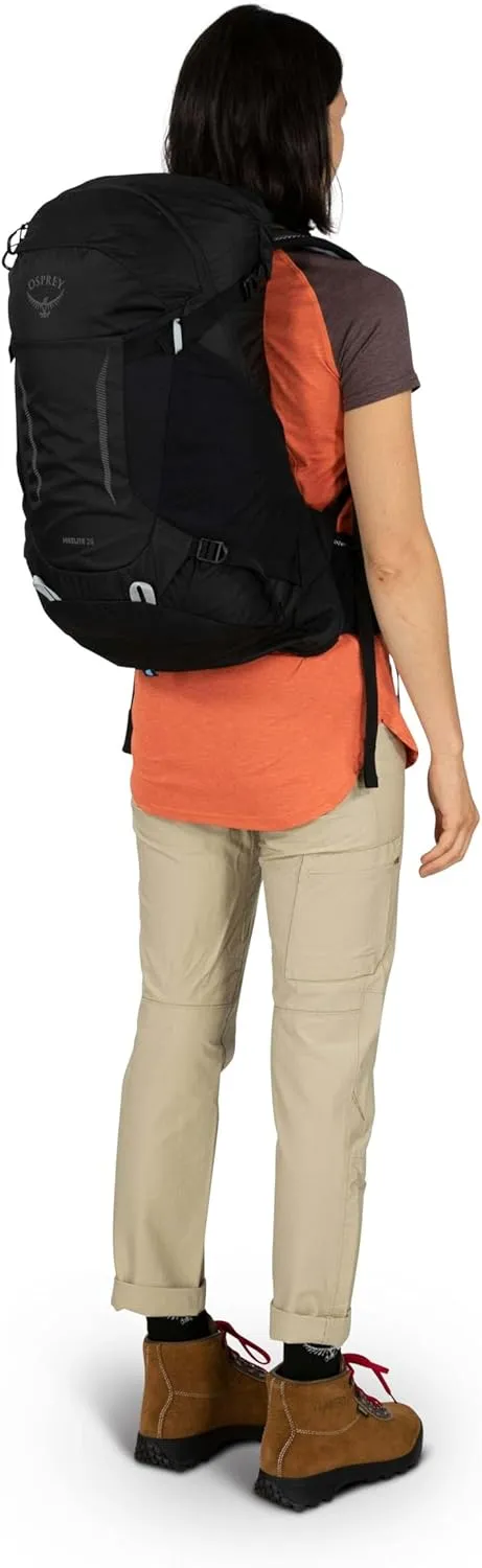 Osprey Hikelite 28L Unisex Hiking Backpack, Black, Medium/Large