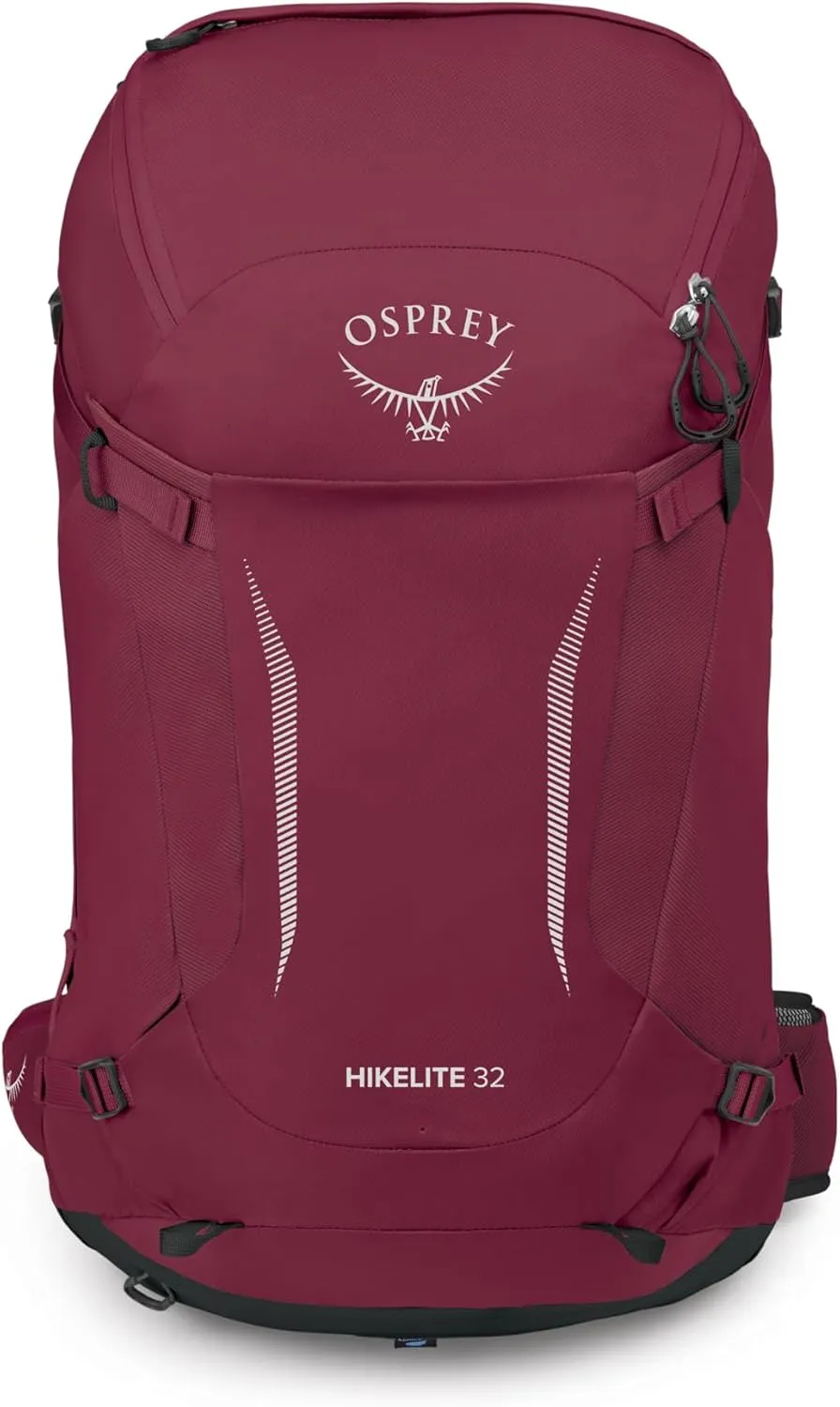 Osprey Hikelite 32L Unisex Hiking Backpack, Chameleon/Black, M/L