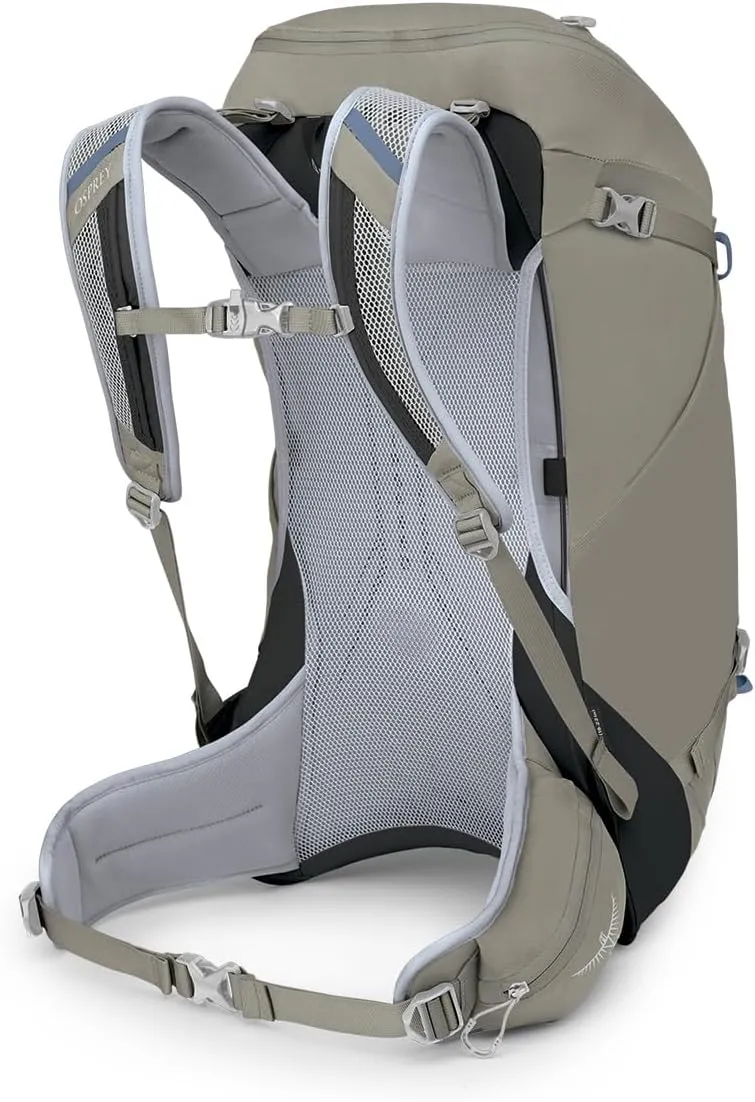 Osprey Hikelite 32L Unisex Hiking Backpack, Tan Concrete, Medium/Large