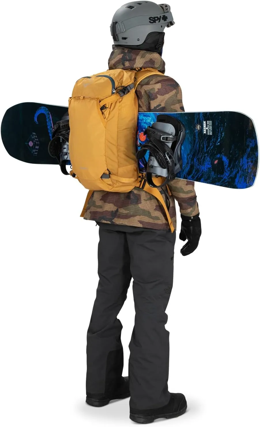 Osprey Soelden 22L Men's Ski and Snowboard Backpack, Artisan Yellow