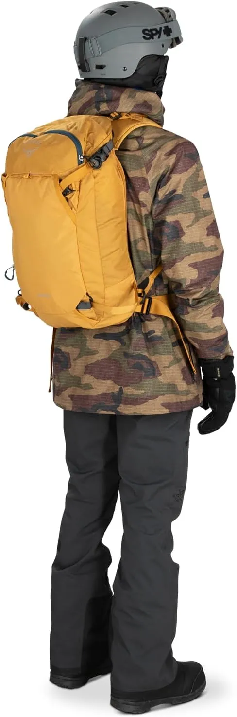 Osprey Soelden 22L Men's Ski and Snowboard Backpack, Artisan Yellow