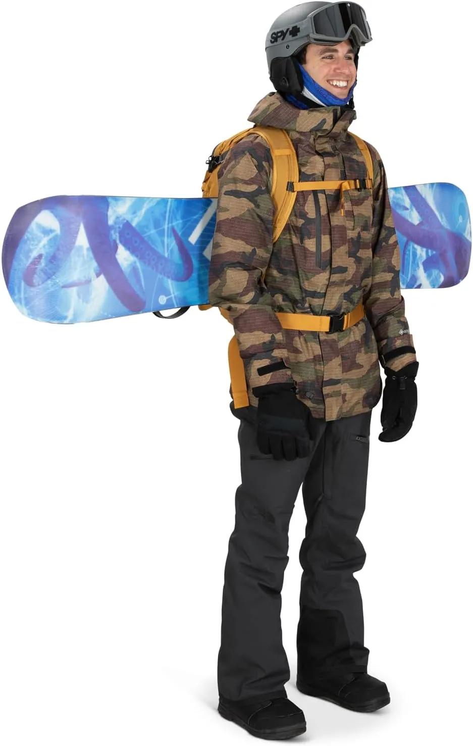 Osprey Soelden 22L Men's Ski and Snowboard Backpack, Artisan Yellow