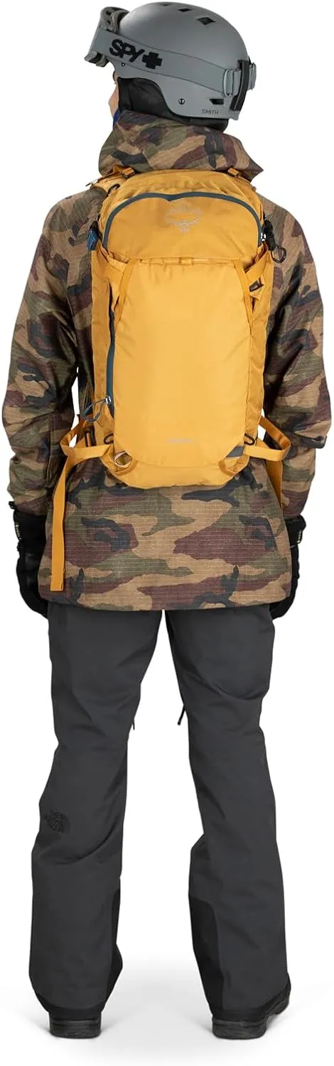 Osprey Soelden 22L Men's Ski and Snowboard Backpack, Artisan Yellow