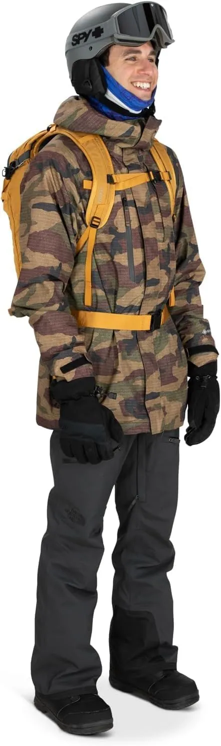 Osprey Soelden 22L Men's Ski and Snowboard Backpack, Artisan Yellow