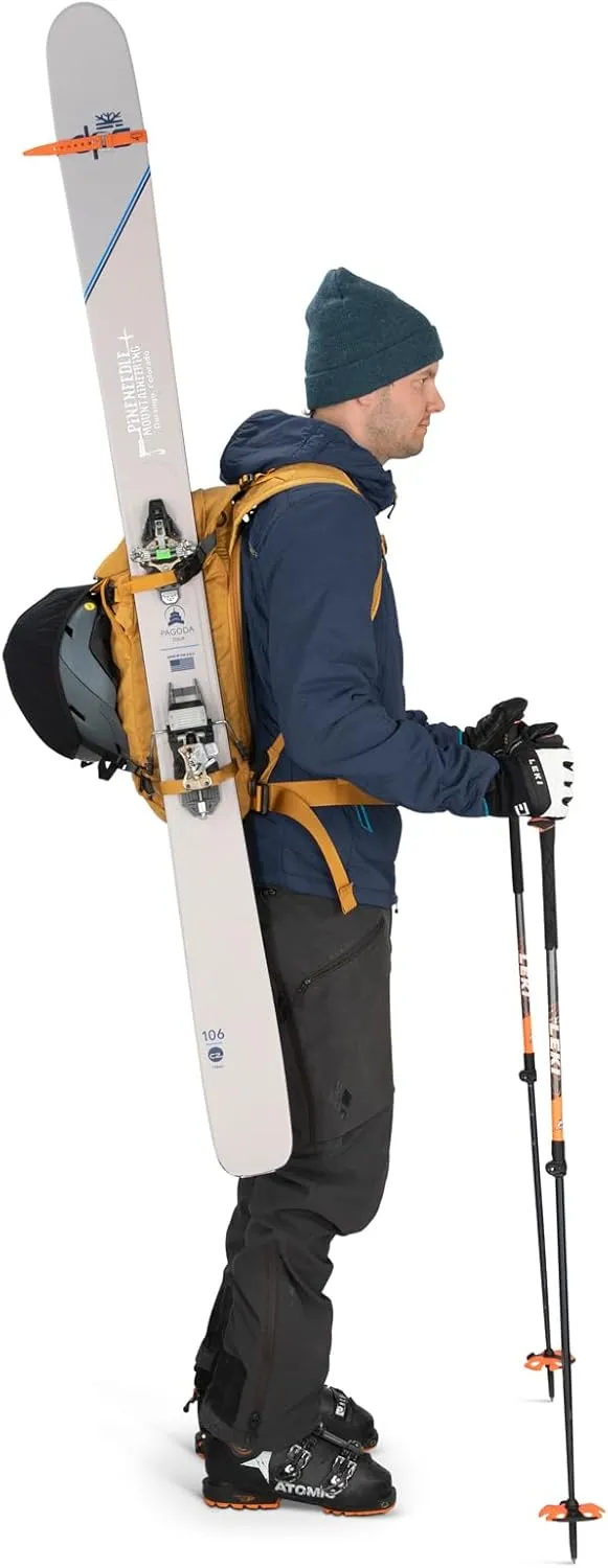 Osprey Soelden 22L Men's Ski and Snowboard Backpack, Artisan Yellow