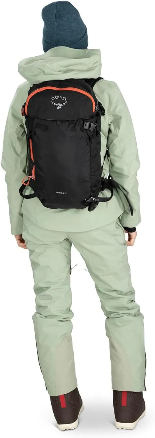 Osprey Sopris 20L Ski and Snowboard Backpack, Emberglow Orange