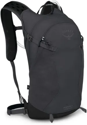 Osprey Sportlite 15L Unisex Hiking Backpack with Hydraulics Reservoir, Dark Charcoal Grey