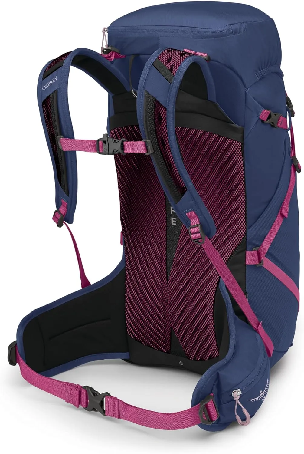 Osprey Sportlite 30L Unisex Lightweight Hiking Backpack, Alkaline/Hotspot Pink, M/L