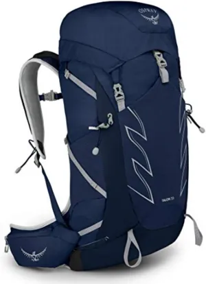 Osprey Talon 33L Men's Hiking Backpack with Hipbelt, Ceramic Blue, L/XL