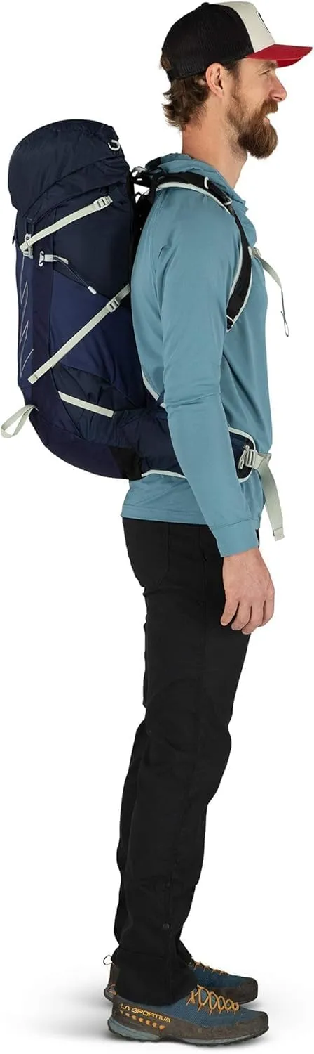 Osprey Talon 33L Men's Hiking Backpack with Hipbelt, Eclipse Grey, L/XL