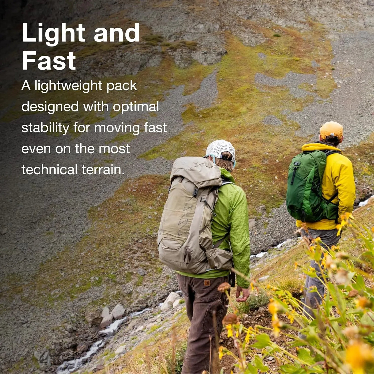 Osprey Talon 33L Men's Hiking Backpack with Hipbelt, Eclipse Grey, L/XL
