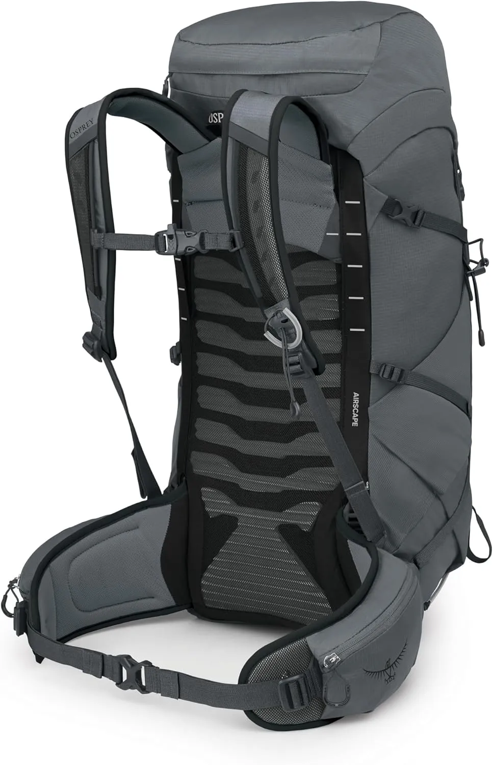 Osprey Talon 33L Men's Lightweight Hiking Backpack with Hipbelt, Phantom Grey/Dark Charcoal