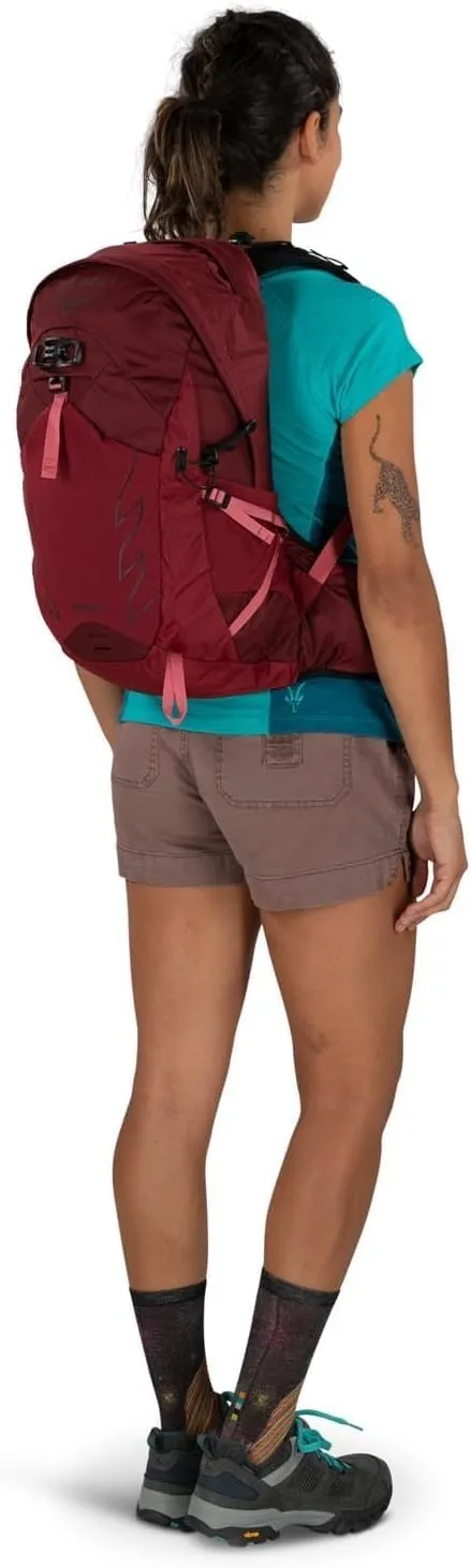 Osprey Tempest 20L Women's Hiking Backpack with Hipbelt, Tidal/Atlas, WXS/S