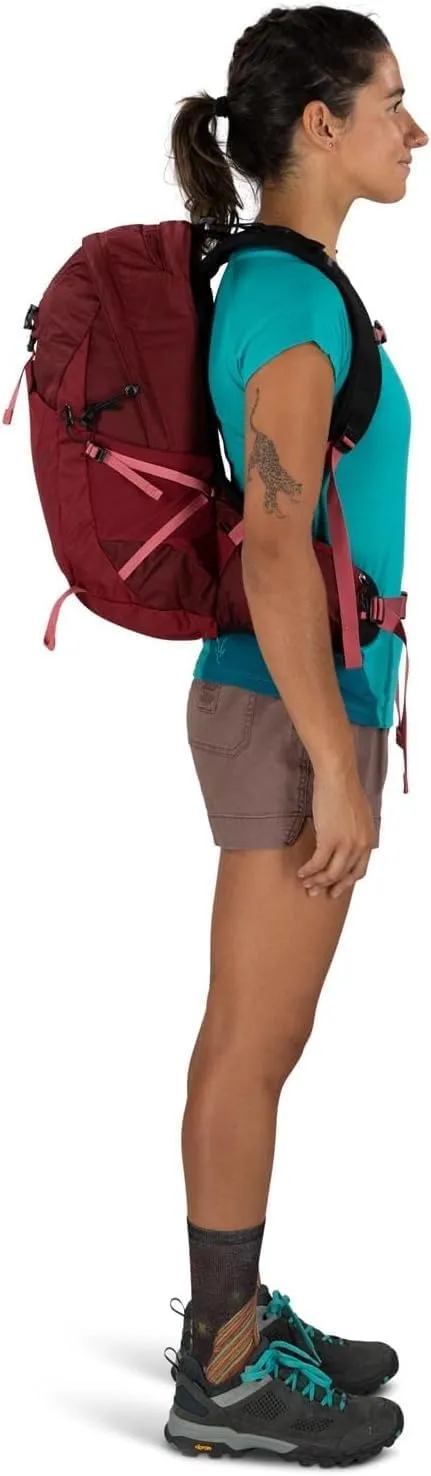 Osprey Tempest 20L Women's Hiking Backpack with Hipbelt, Tidal/Atlas, WXS/S