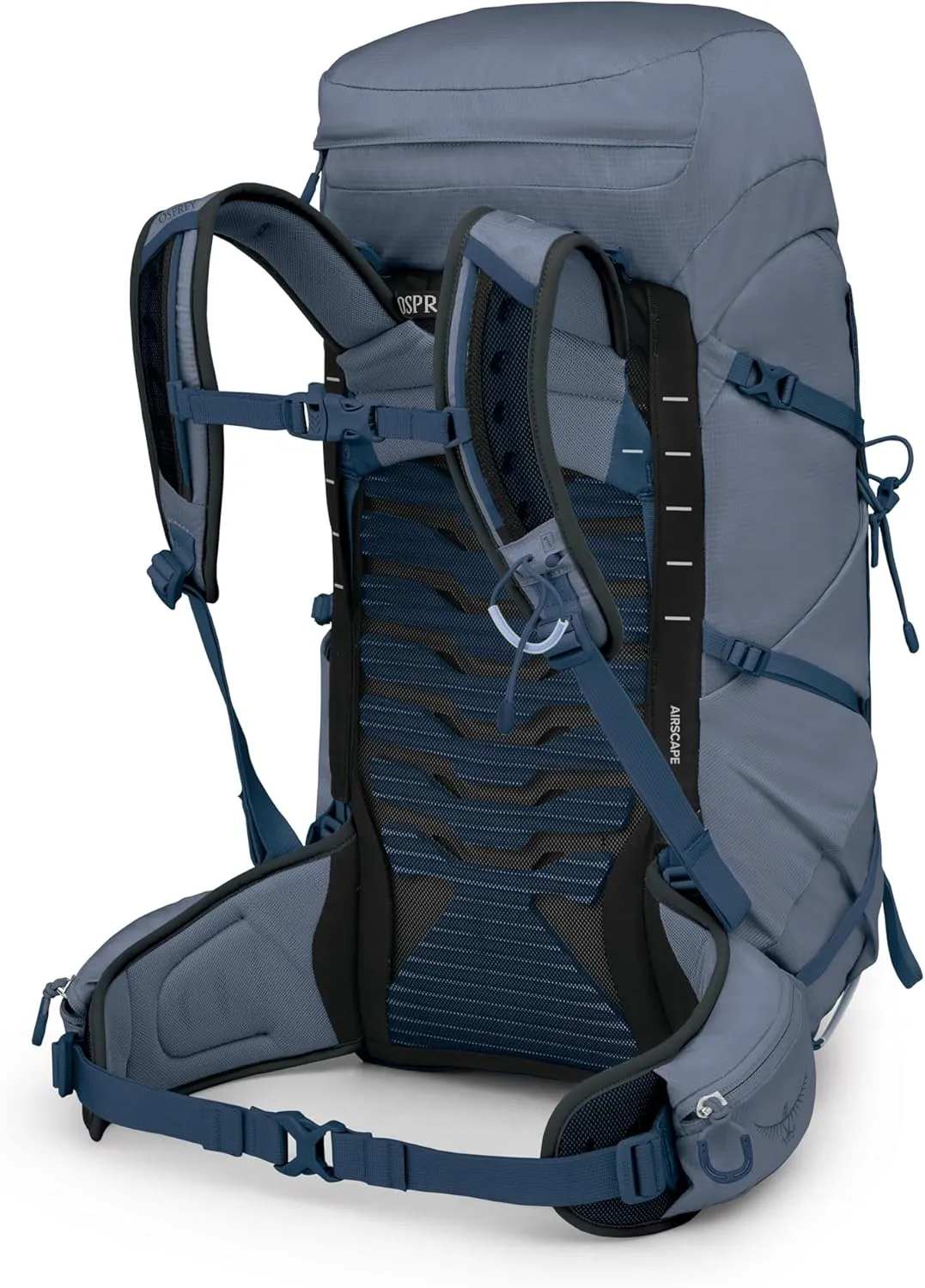 Osprey Tempest 33L Women's Lightweight Hiking Backpack with Hipbelt, Anchor Blue/Atlas
