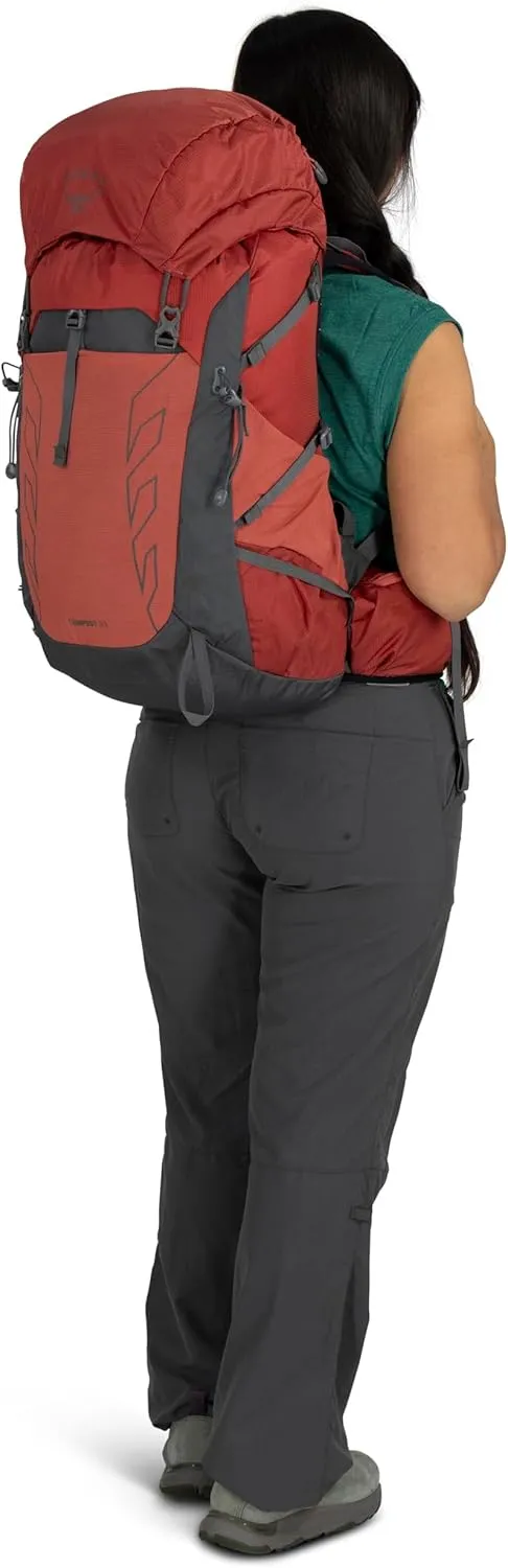Osprey Tempest 33L Women's Lightweight Hiking Backpack with Hipbelt, Anchor Blue/Atlas