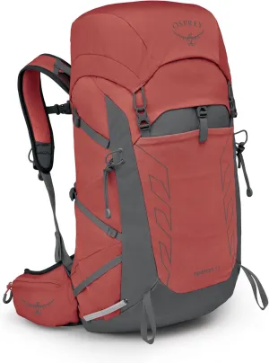 Osprey Tempest 33L Women's Lightweight Hiking Backpack with Hipbelt, Red Pampas/Coal Grey