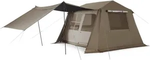 Outdoor Ridge Tent Portable Camping Black Glue Camping Quick-Open Folding Rainproof Tent