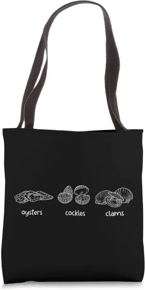 Oysters Cockles Clams Shellfish Clams Tote Bag
