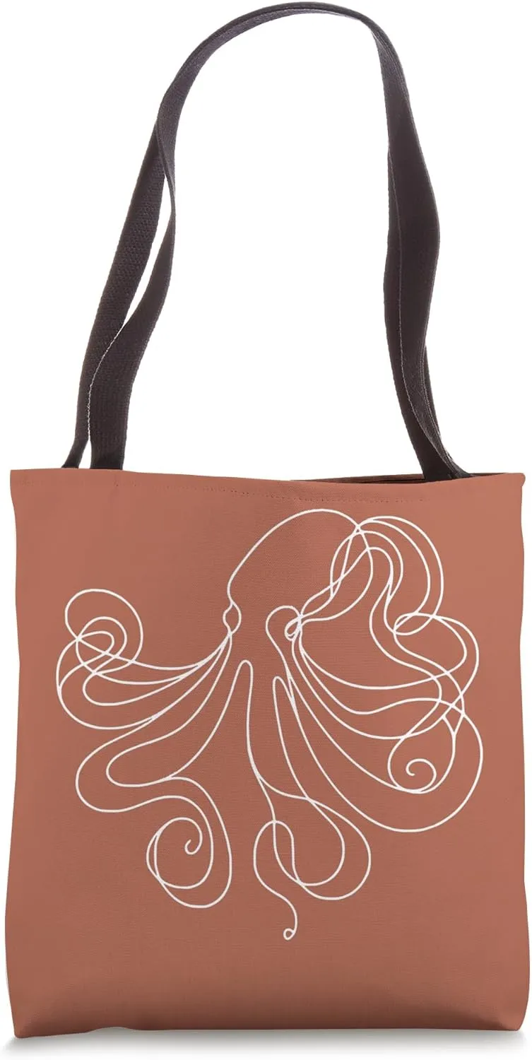 Pacific Ocean Cephalopod Octopus Behavior Octopus Tote Bag