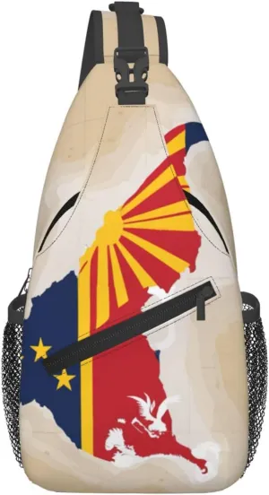 Papua New Guinea flag map04 Foldie Crossbody Bag for Men and Women - Durable and Functional Anti Theft Crossbody Bags