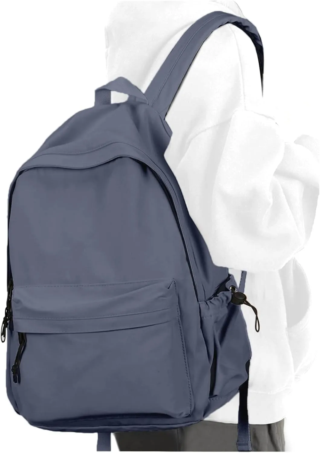 PAUBACK School Backpack for Girls Water Resistant High School Book Bag Simple Backpack for Teens Boys Girls, Lightweight Simple Middle School Back Pack Daypack
