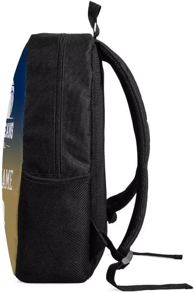 Personalized New Orleans Basketball Sports Backpack Custom City Fan Gift Shoulder Bag Add Name and Number Casual Bag