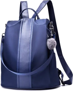 PINCNEL Women Backpack Purse Waterproof Nylon Anti-theft Rucksack Lightweight Shoulder Bag