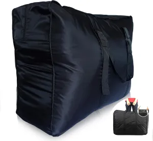 Plago 173Liter Professional Quality Nylon Extra Large Duffel Bag Lightweight Foldable Water Resistant Cargo for Travel College Folding Bike Tent Mattress Closet Storage