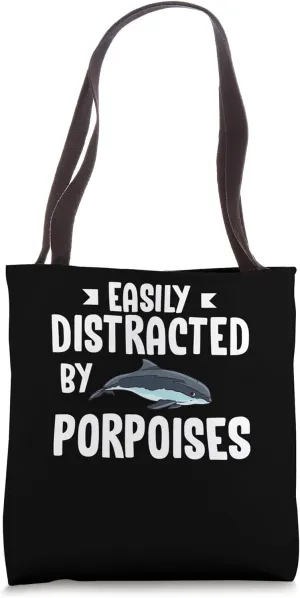 Porpoise Whale Funny Marine Mammal Animals Tote Bag
