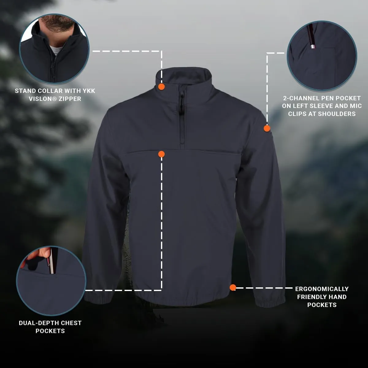 Propper Standard 1/4 Zip Soft Shell Job Shirt
