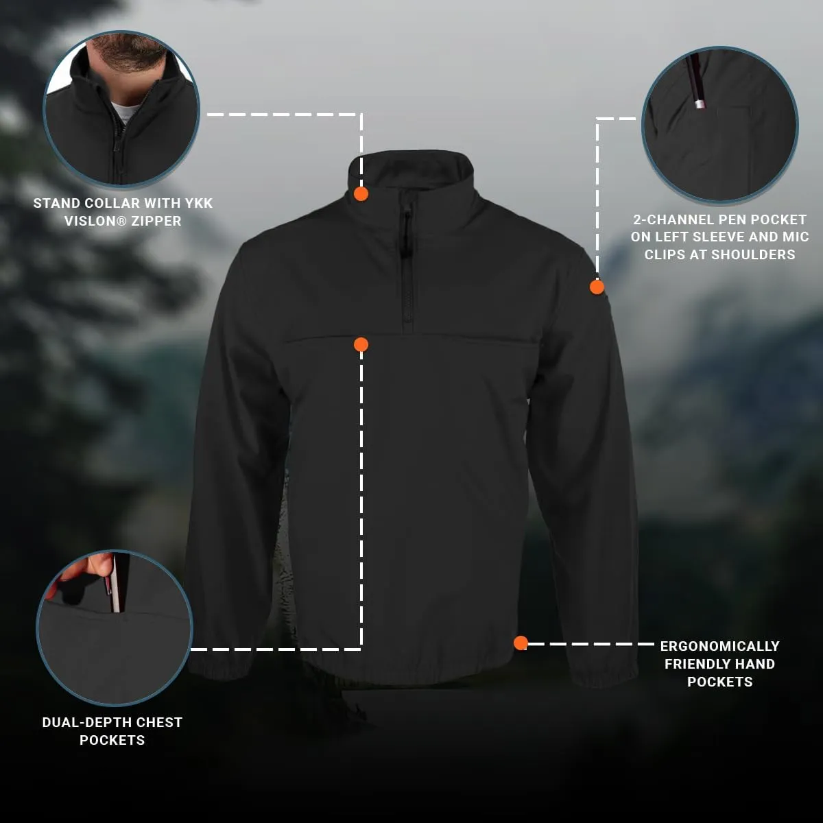 Propper Standard 1/4 Zip Soft Shell Job Shirt